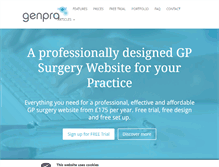 Tablet Screenshot of genpra.com